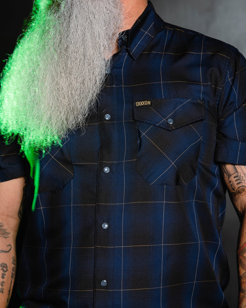 BALTIC BAMBOO SHORT SLEEVE BUTTON UP - MENS
